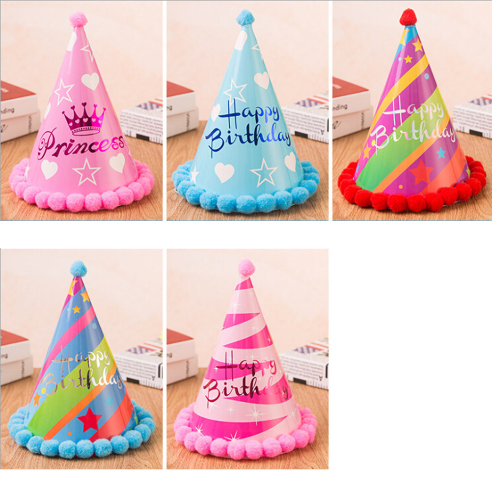 12個入り、ケーキをモチーフにした誕生日パーティー用帽子。水 - Party Hat Cone のレビューと価格