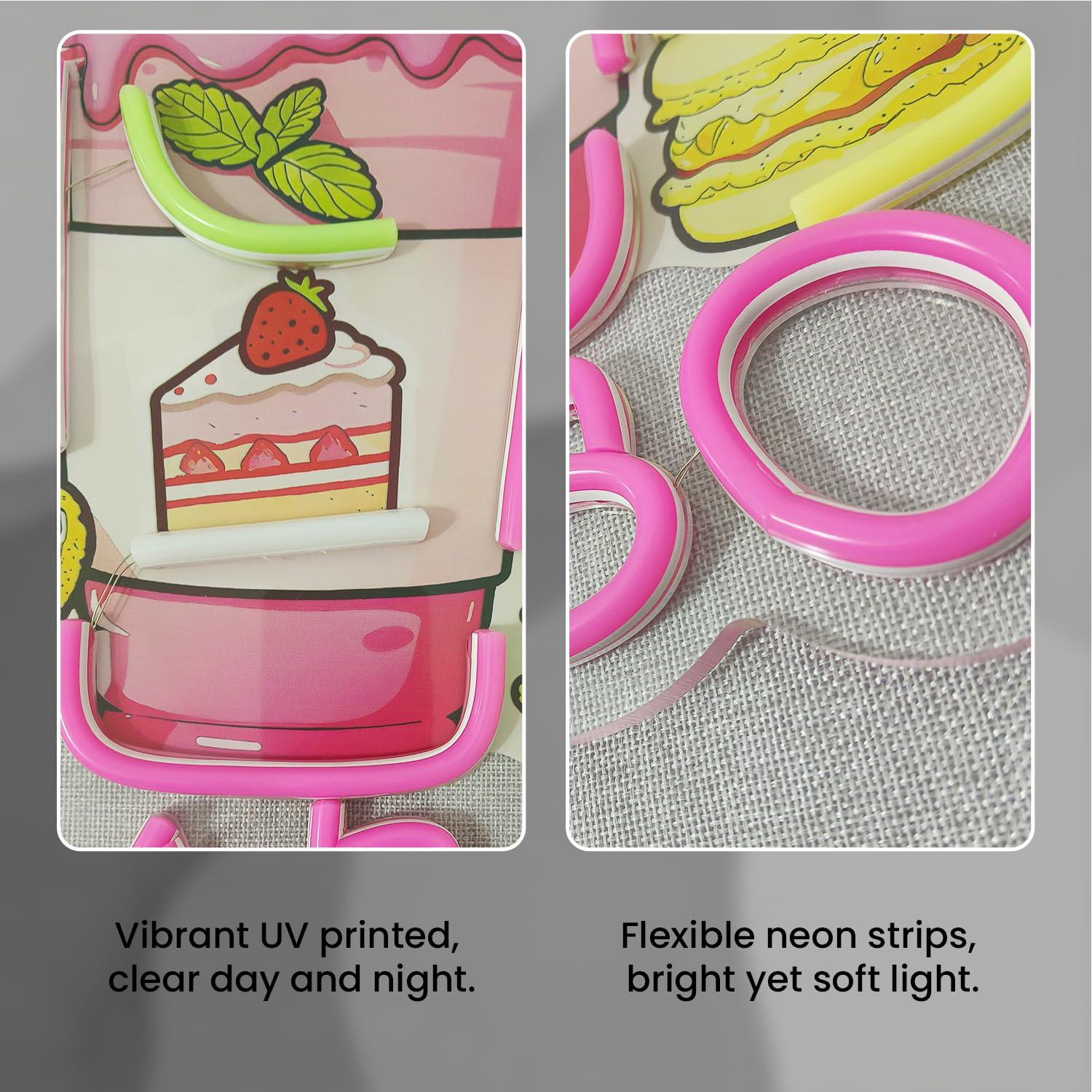 ボバネオンサイン、光るバブルティーサイン。カフェ、ボババー、 - Neon Sign Party のレビューと価格